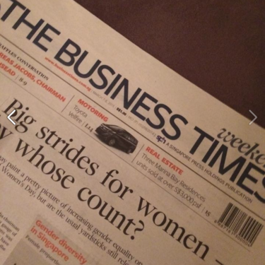 We're in The Business Times!