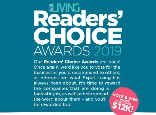 Expat Living Voter's Choice Award 2019! π