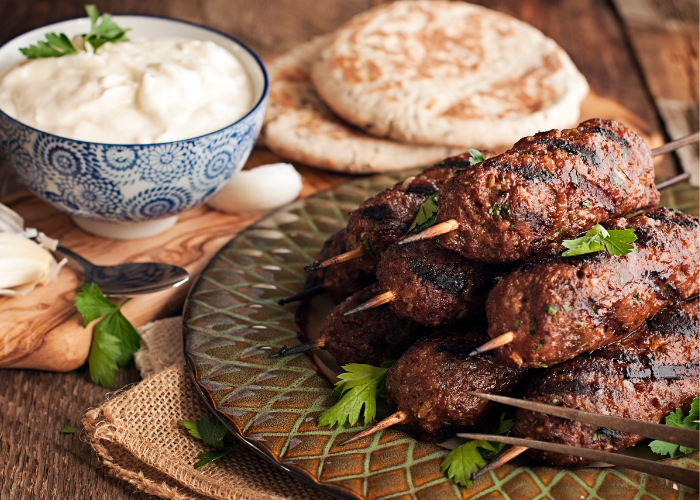 Grilled Kofta Kebabs