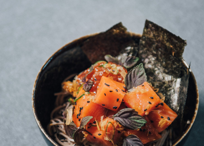 Salmon Soba Poké Bowl