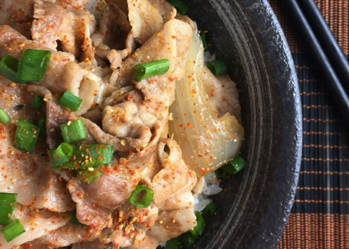 Delicious Japanese Pork Shabu Shabu Bowl Sasha's Favourite Recipes using tender pork belly shabu shabu