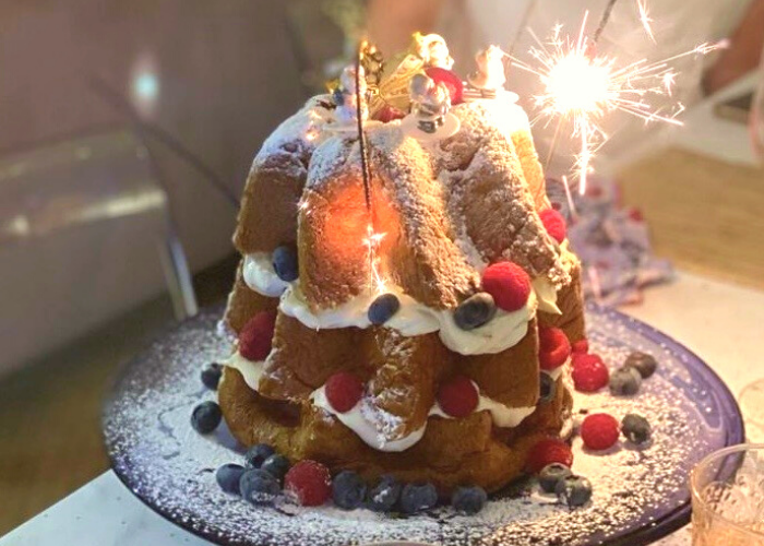 Sasha's Pandoro Christmas Cake