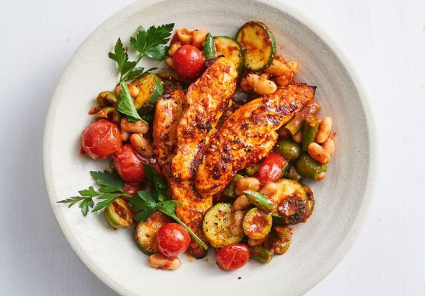 Spanish Chicken & Beans