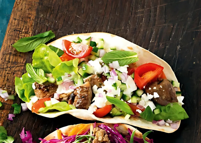 Greek Lamb and Fetta Tacos