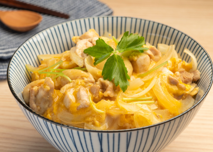 Japanese Chicken and Egg Rice Bowl