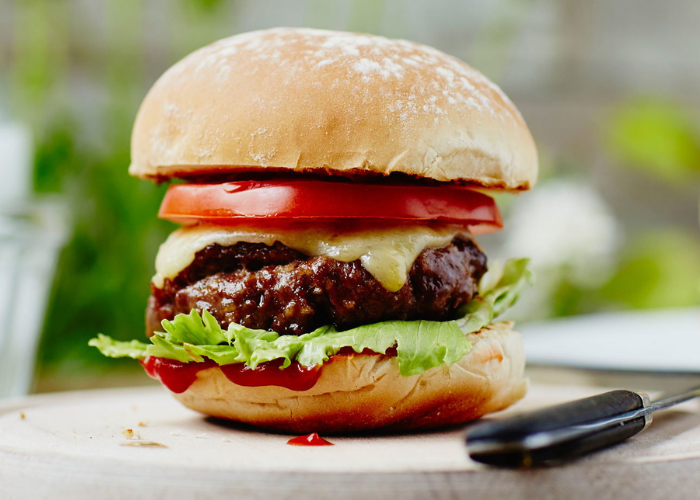 Easy Homemade Beef Burger