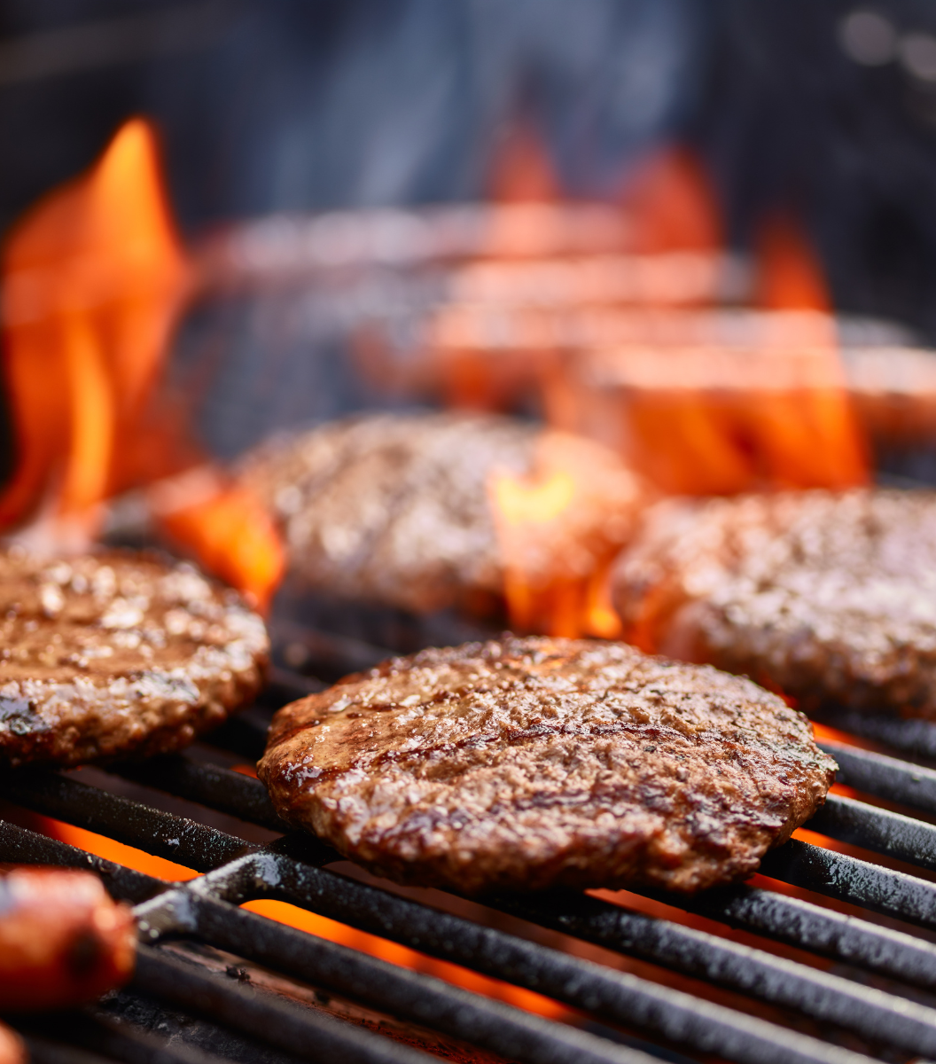 English Pork and Apple Burgers