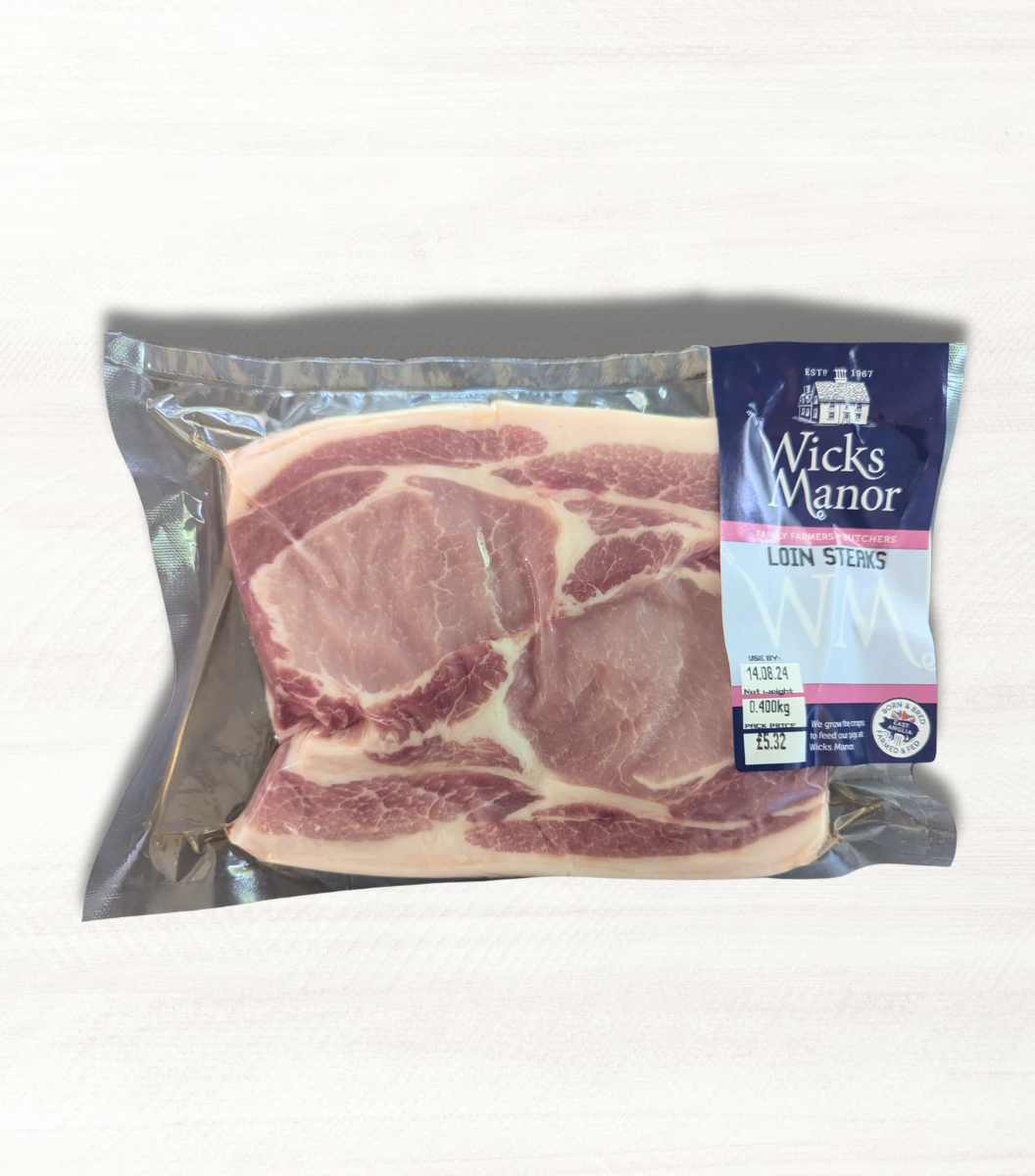 English Pork Loin Steak