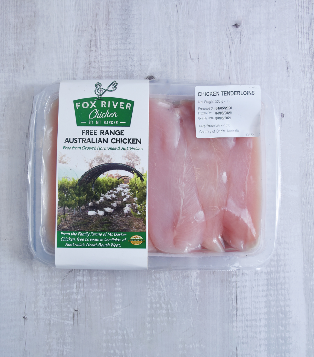 A pack of Fox River Australian Free-Range Chicken Tenderloin