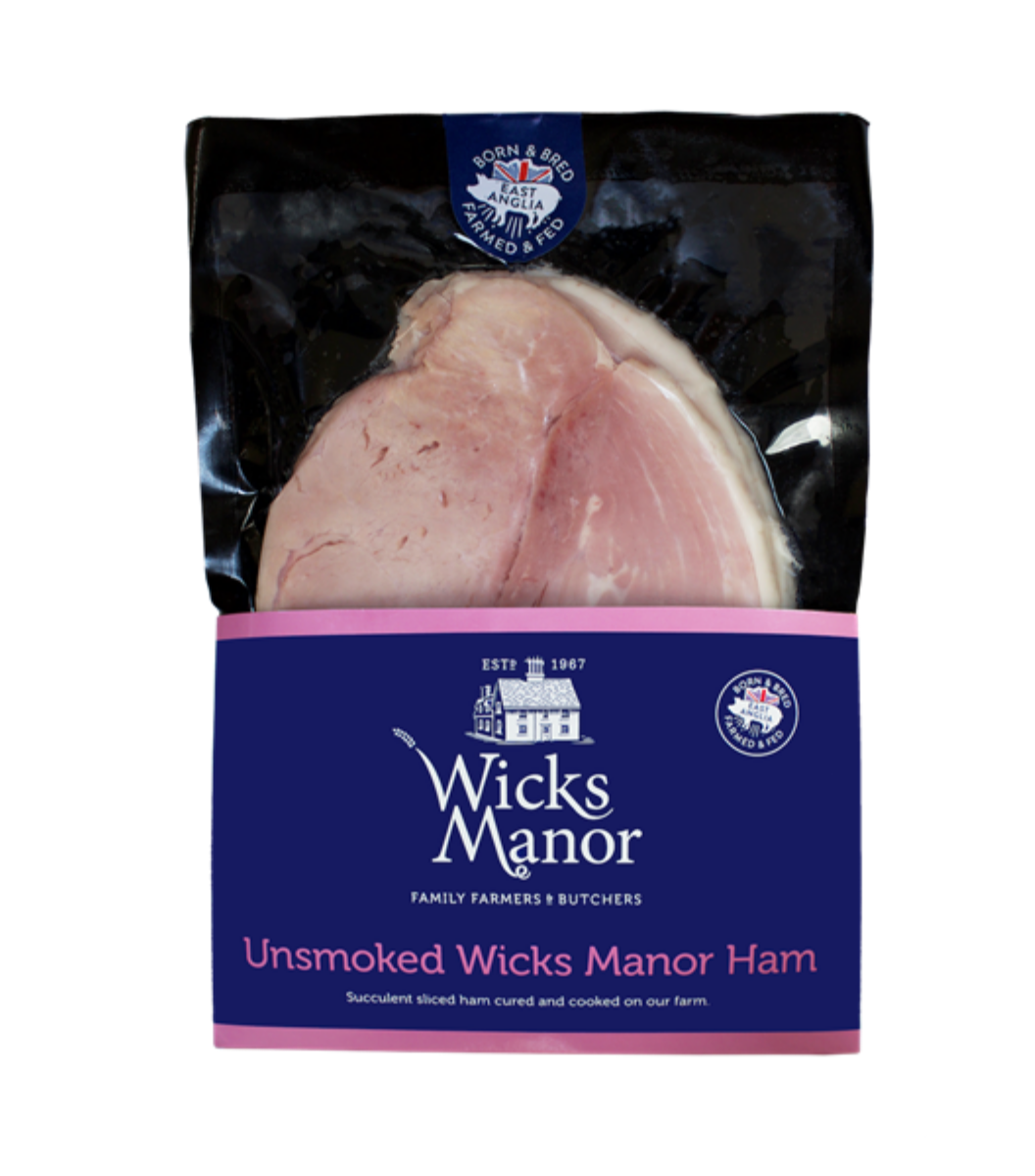 
                  
                    Pack of Unsmoked Wicks Manor English Sliced Ham  - 200g | Online grocery Sasha
                  
                