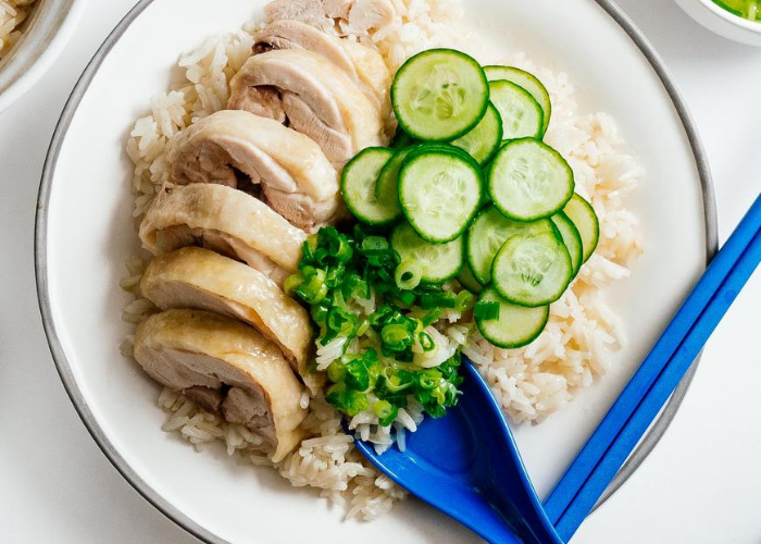 One Pot Hainanese Chicken Rice