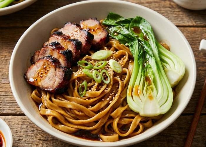 Char Siu Pork Collar Steak Noodles