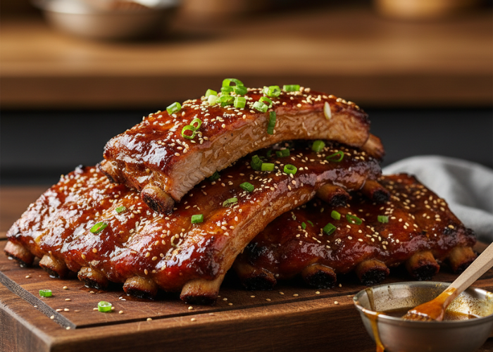 Sticky Honey Baby Back Ribs