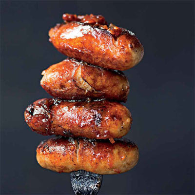 Glazed Honey & Mustard Sausages