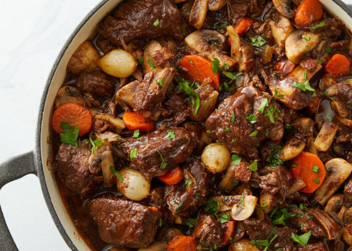 Delicious Beef Bourguignon | All Ingredient can online order at Sasha's Fine Foods Singapore