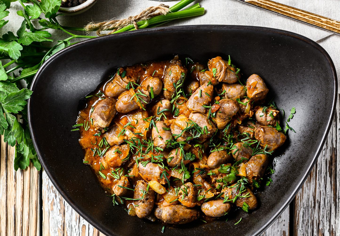 Chicken Hearts Stir-Fry