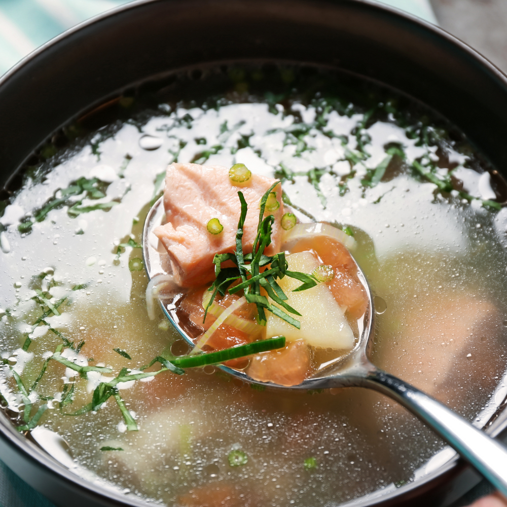 Salmon Fish Broth