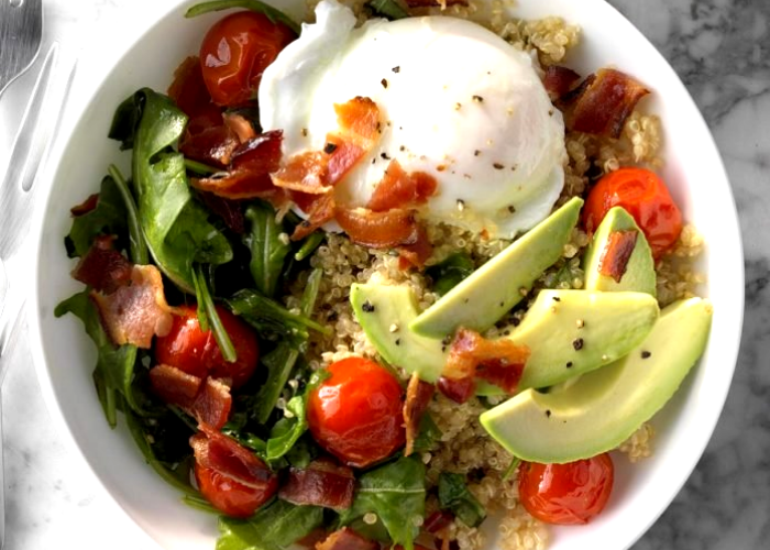 BLT Quinoa Bowls