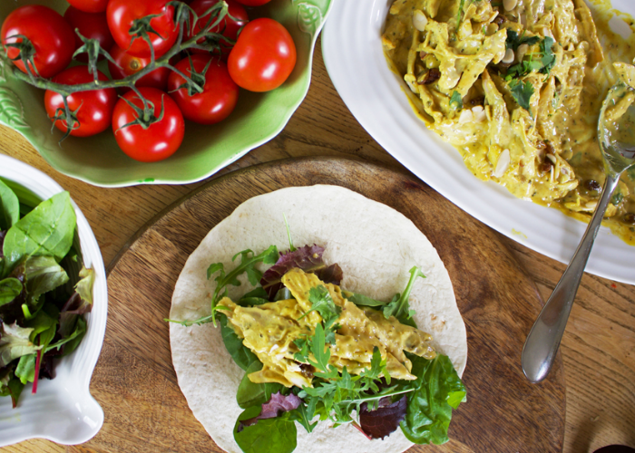 Delicious Coronation Chicken recipe used Sasha's Free Range Whole Chicken