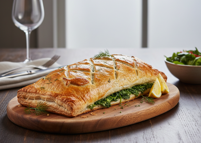 Whole Side Salmon en Croûte