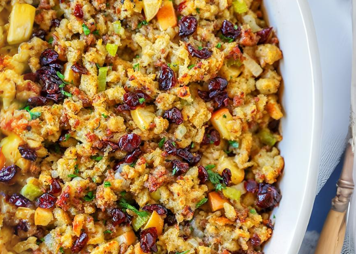 Sausage, Apple and Cranberry Stuffing