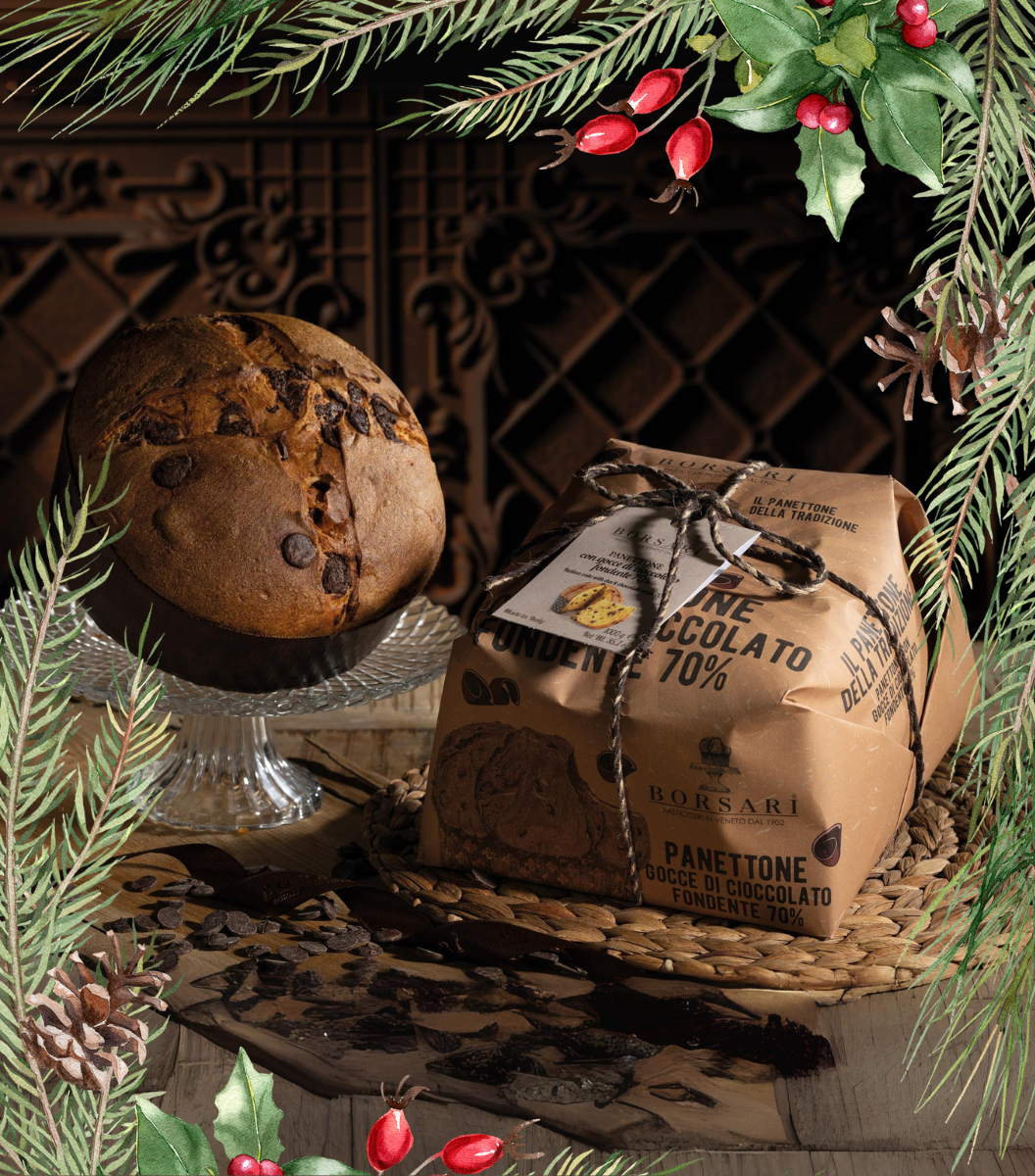 Borsari Traditional Panettone with Chocolate Drop