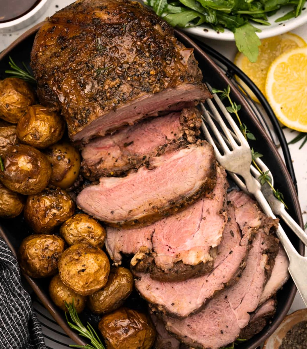 Premium Lamb Oyster Shoulder Boneless, Rolled and Netted - Frozen
