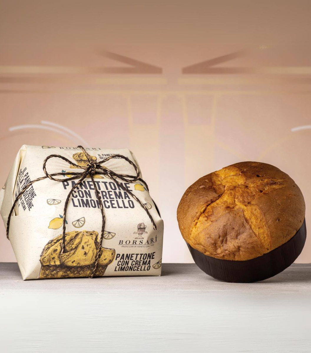 Borsari Traditional Panettone with Limoncello Cream