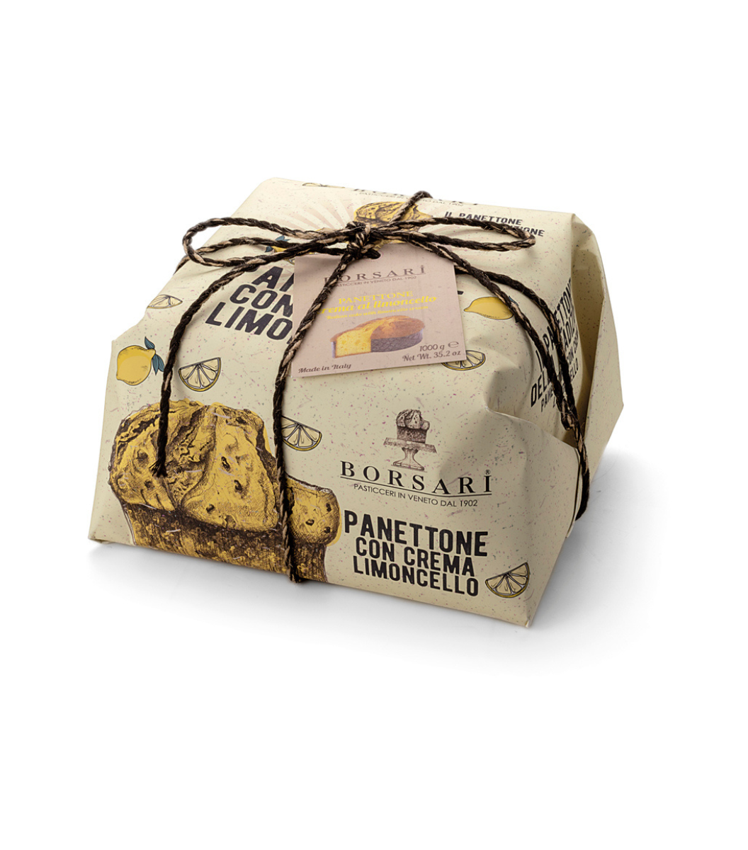 Borsari Traditional Panettone with Limoncello Cream