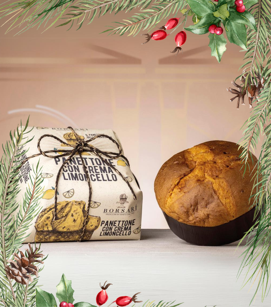 Borsari Traditional Panettone with Limoncello Cream