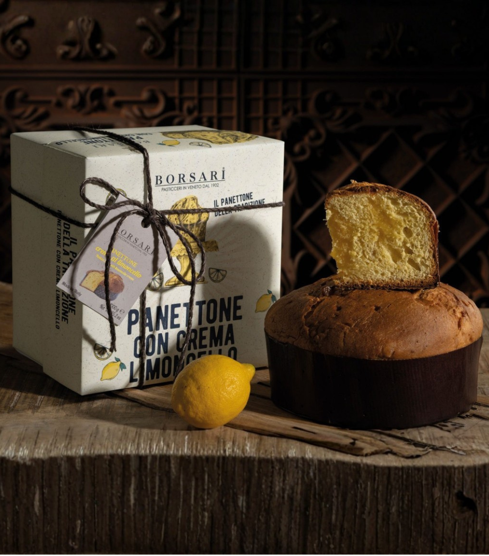 Borsari Traditional Panettone with Limoncello Cream