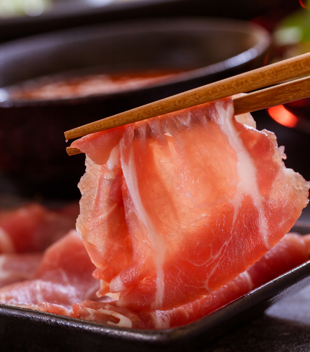 English Pork Collar Shabu Shabu