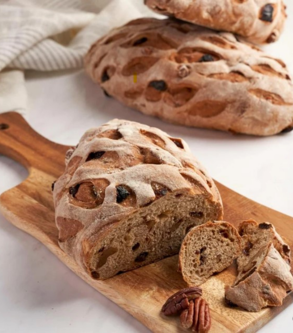 Walnut Raisin Loaf, Low Carb