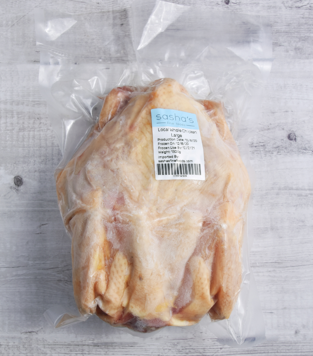 
                  
                    A pack of fresh organic local whole chicken
                  
                