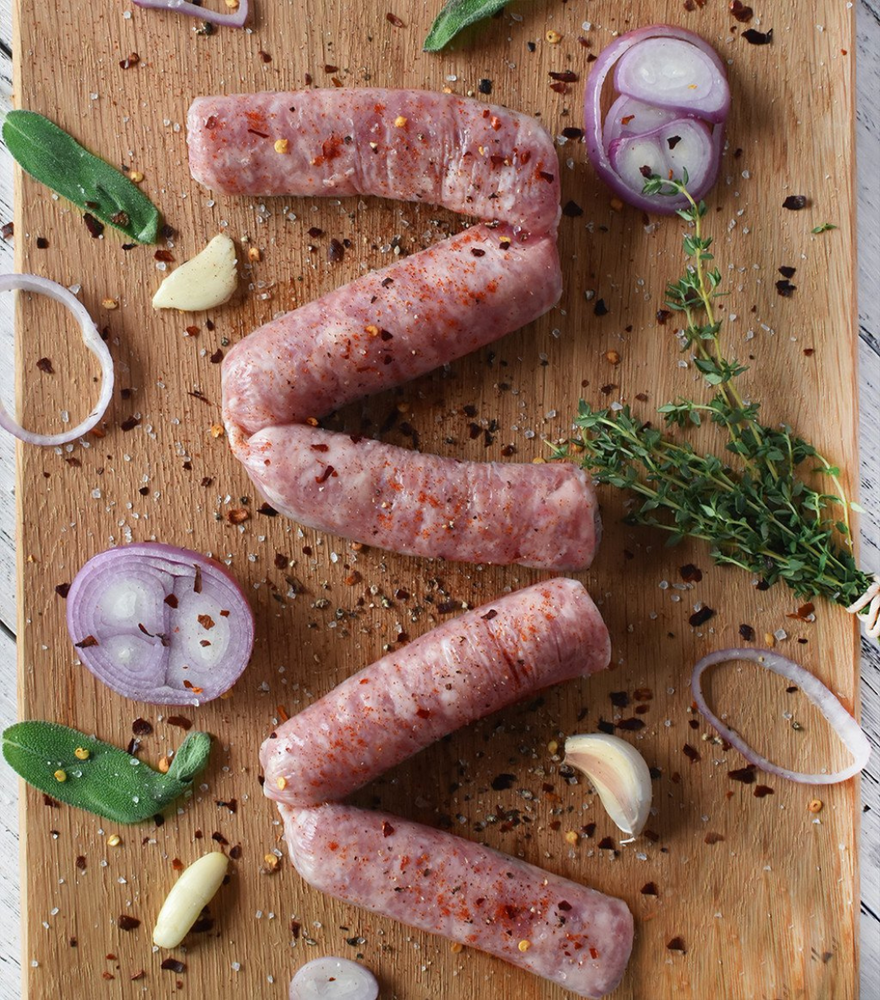 
                  
                    Wicks Manor Olde English Pork Sausages from Online grocer Sasha's Fine Foods in Singapore
                  
                