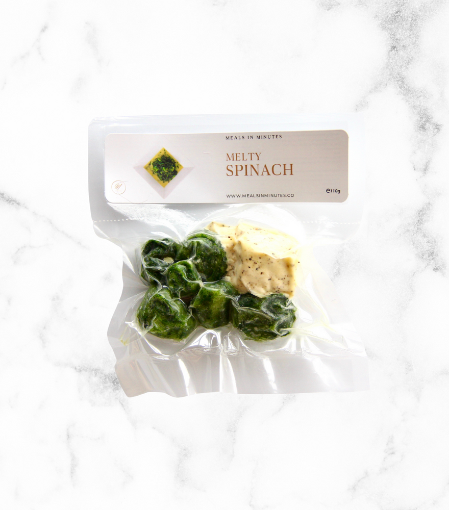
                  
                    Frozen pack of Melty Spinach with saurces | Ready To Eat Meals | Sasha's Fine Foods Online Grocery Store in Singapore
                  
                