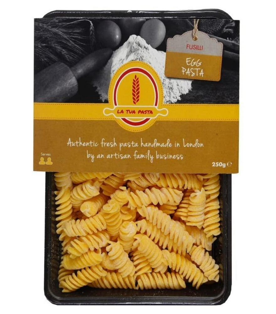 
                  
                    Egg Fusilli
                  
                