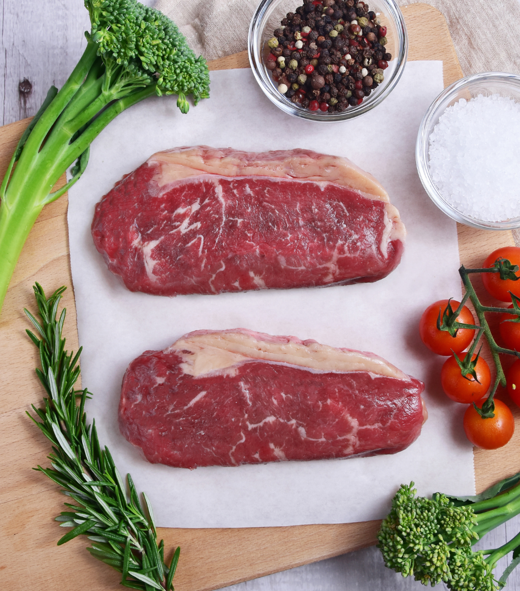 Australian Grass Fed Beef Striploin Steak - Chilled