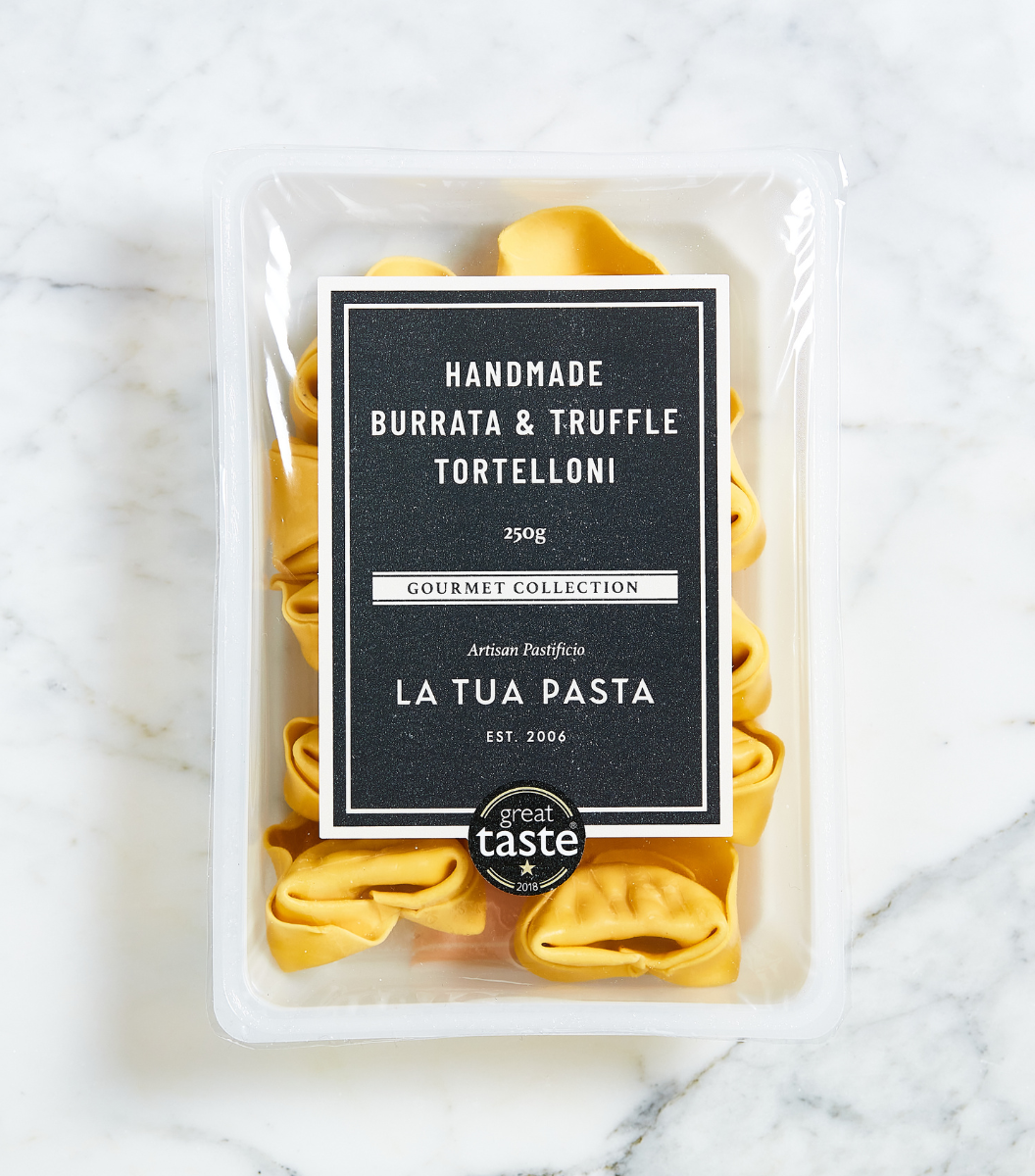 
                  
                    Black Truffle & Burrata Cheese Tortelloni
                  
                