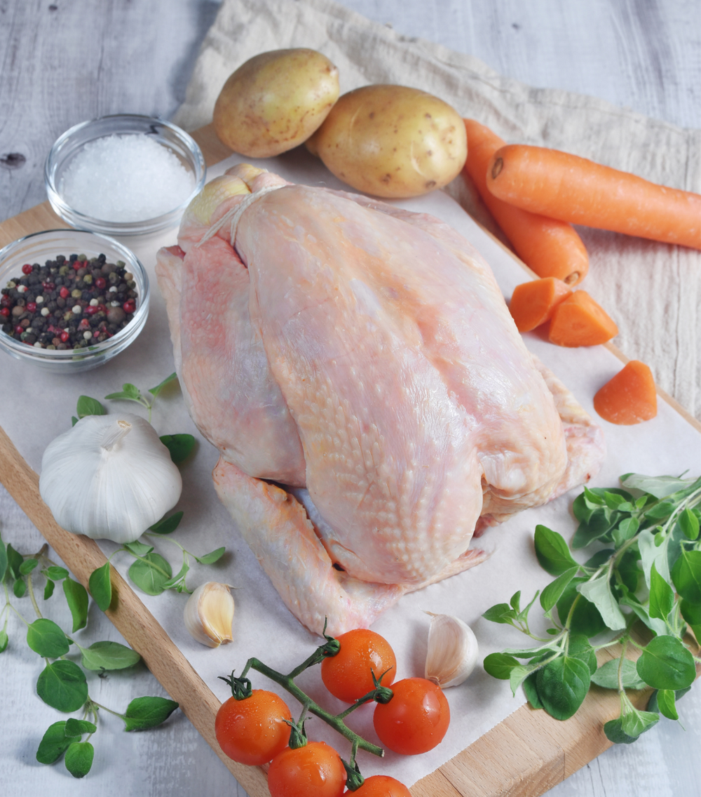 Naturally fed, free-range fresh whole chicken order from Sasha's Fine Food online grocery store