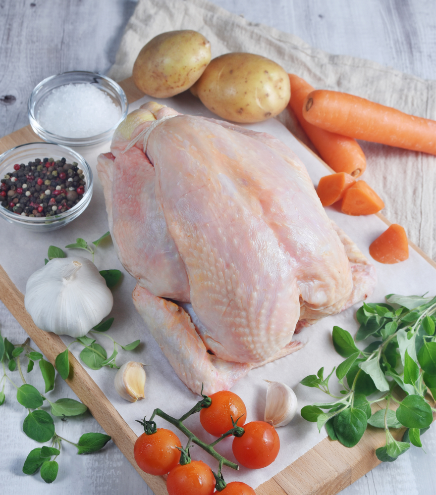 
                  
                    Naturally fed, free-range fresh whole chicken order from Sasha's Fine Food online grocery store
                  
                