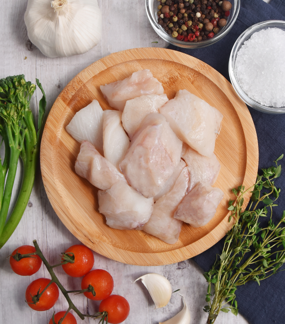 Beautiful Ocean white fish | Monkfish Medallions from Sasha's Fine Foods Online Grocer